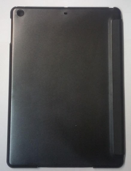 ipad Air / Air 5 - Δερμάτινη Θήκη με Πίσω Πλαστικό Κάλυμμα 3Fold Μαύρο (OEM)