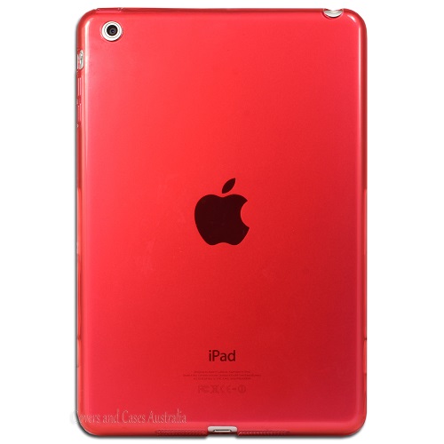 Red Silicone TPU Gel Case for iPad Mini 4 (Tablet)