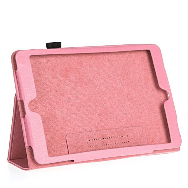 iPad Mini / iPad mini 2 / iPad mini 3 Leather Stand Case (Bright Pink)