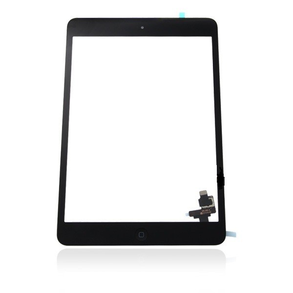 iPad Mini / Retina Digitizer Black Assembly with IC & Home Button (Repair Parts) (IC + Home Button) (Repair Parts)