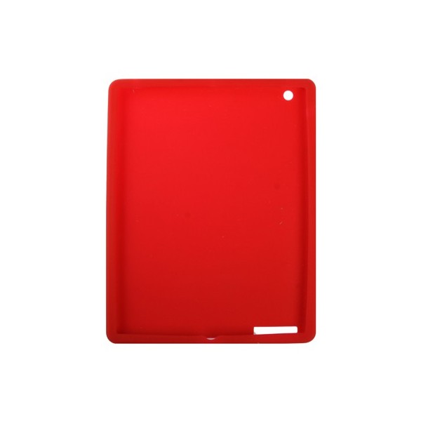 Silicone Case for  iPad II / new iPad/ iPad 4 Red