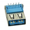 USB 3 ΘΥΡΑ ΥΠΟΔΟΧΗ ΤΥΠΟΥ A, SOLDER UP, ΑΣΗΜΙ