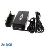 Universal WELL Φορτιστής για φορητό υπολογιστή 90W x2 USB 8tips Universal WELL Φορτιστής για φορητό υπολογιστή 90W x2 USB 8tips