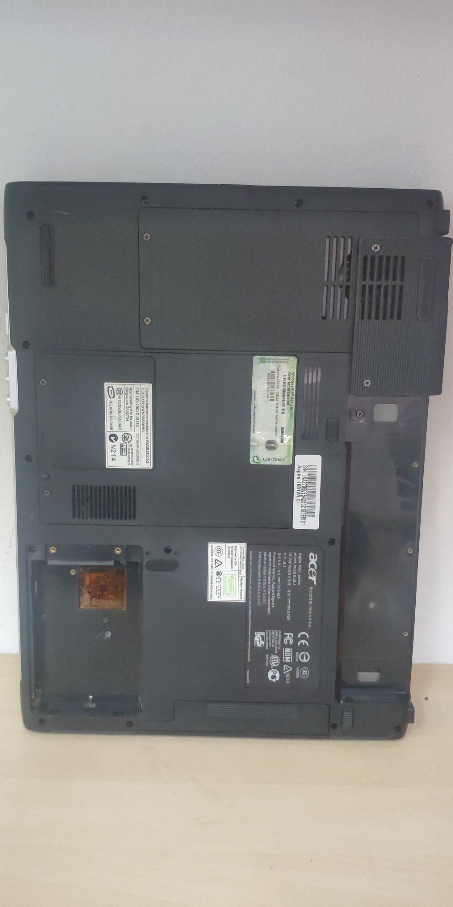 Repair Parts for Acer Aspire 1680 series ZL1