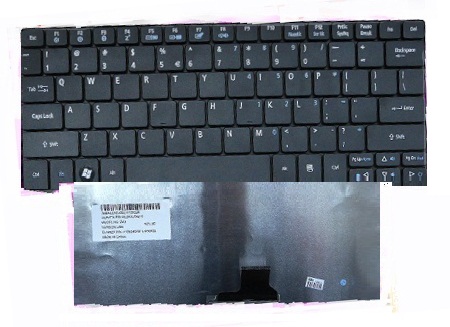 Acer Aspire One 753 / AO753 / AO751H / 752H / AO752 / ZA3 / ZA5 Keyboard (1410) (US Layout)