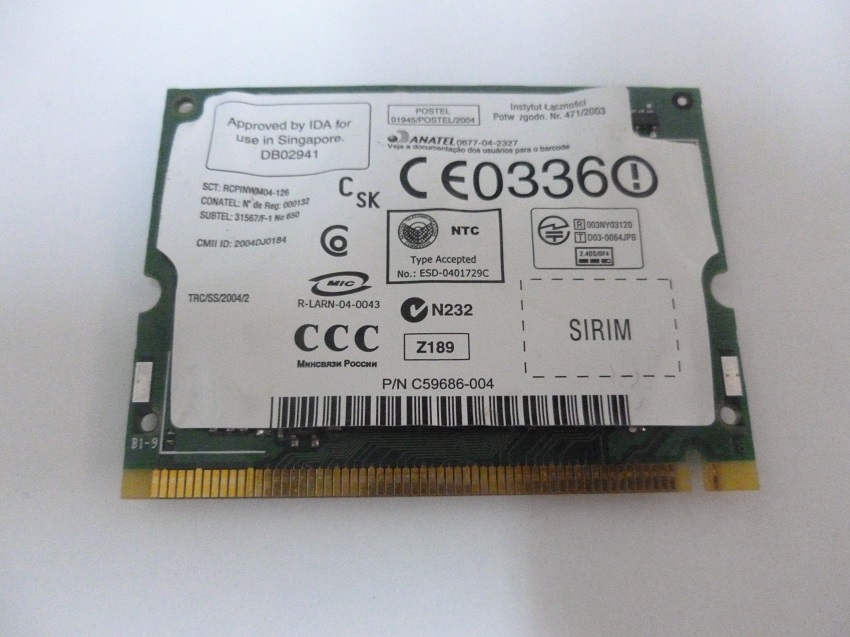 Acer Travelmate 4100 Wireless Card C72983-003 (MTX)