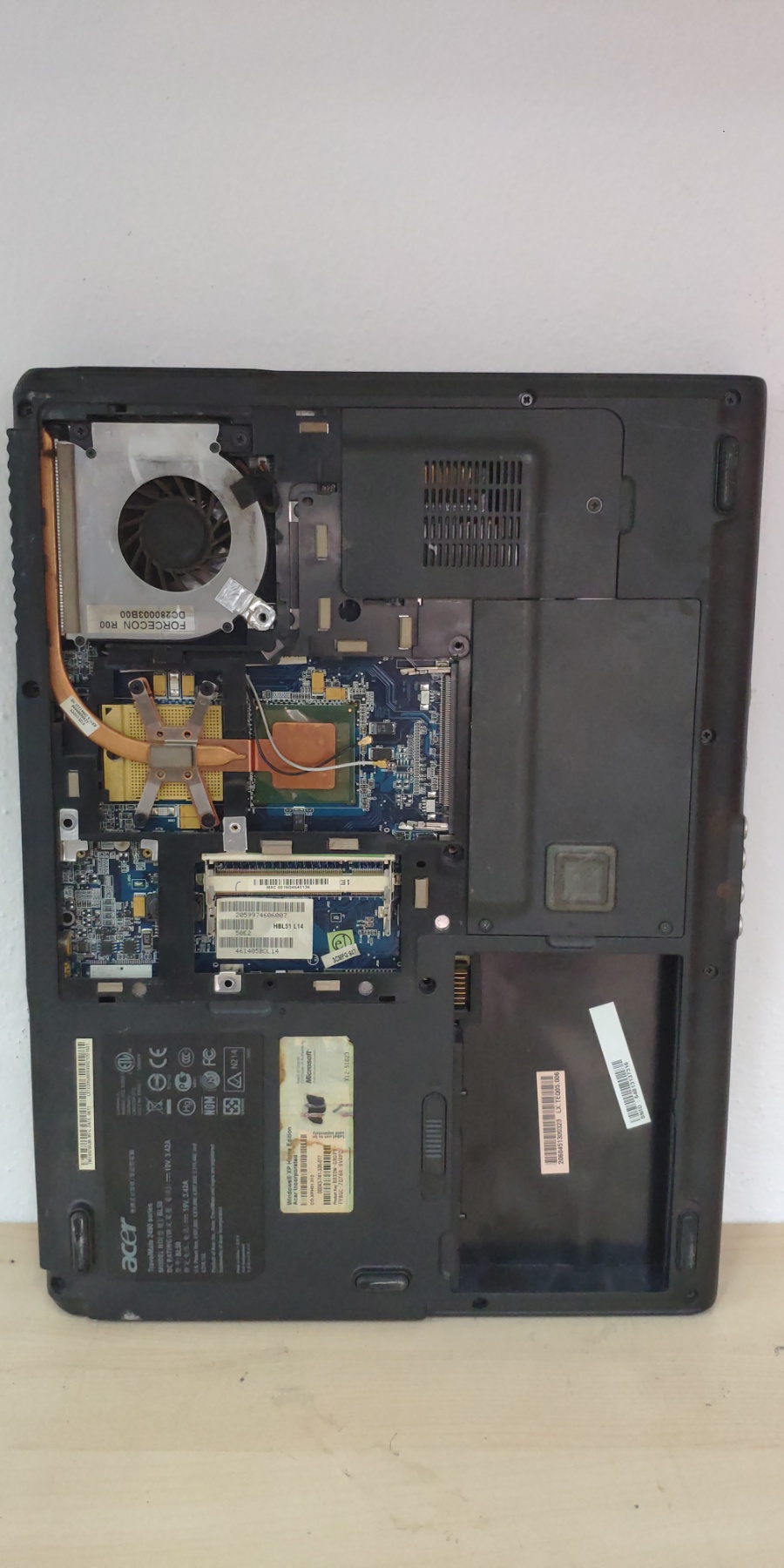 Repair Parts for Acer TravelMate Series2490 BL50