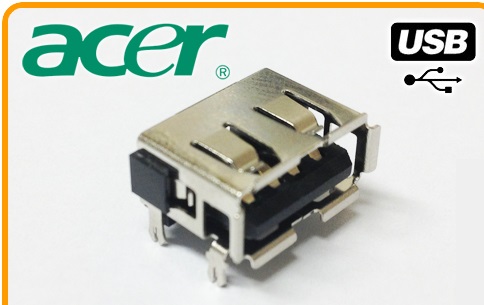 Acer USB Port Socket Plug Motherboard Jack for Fujitsu Siemens Aspire 6930 5732Z 5734Z 5743Z - T1, eMachines E430 E520 E525 E725 E727