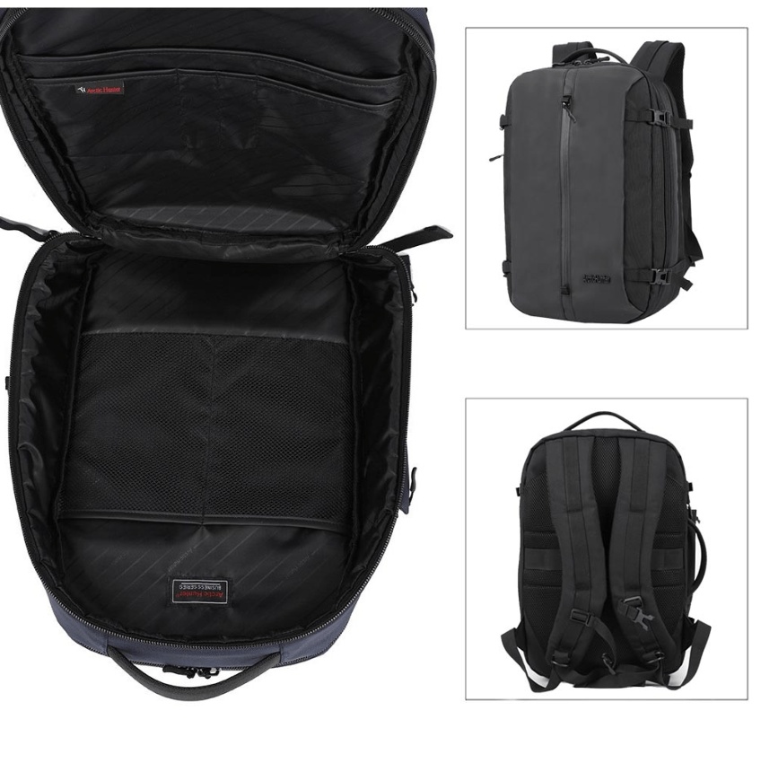 ARCTIC HUNTER τσάντα πλάτης B-00189-GY, laptop, αδιάβροχη, γκρί