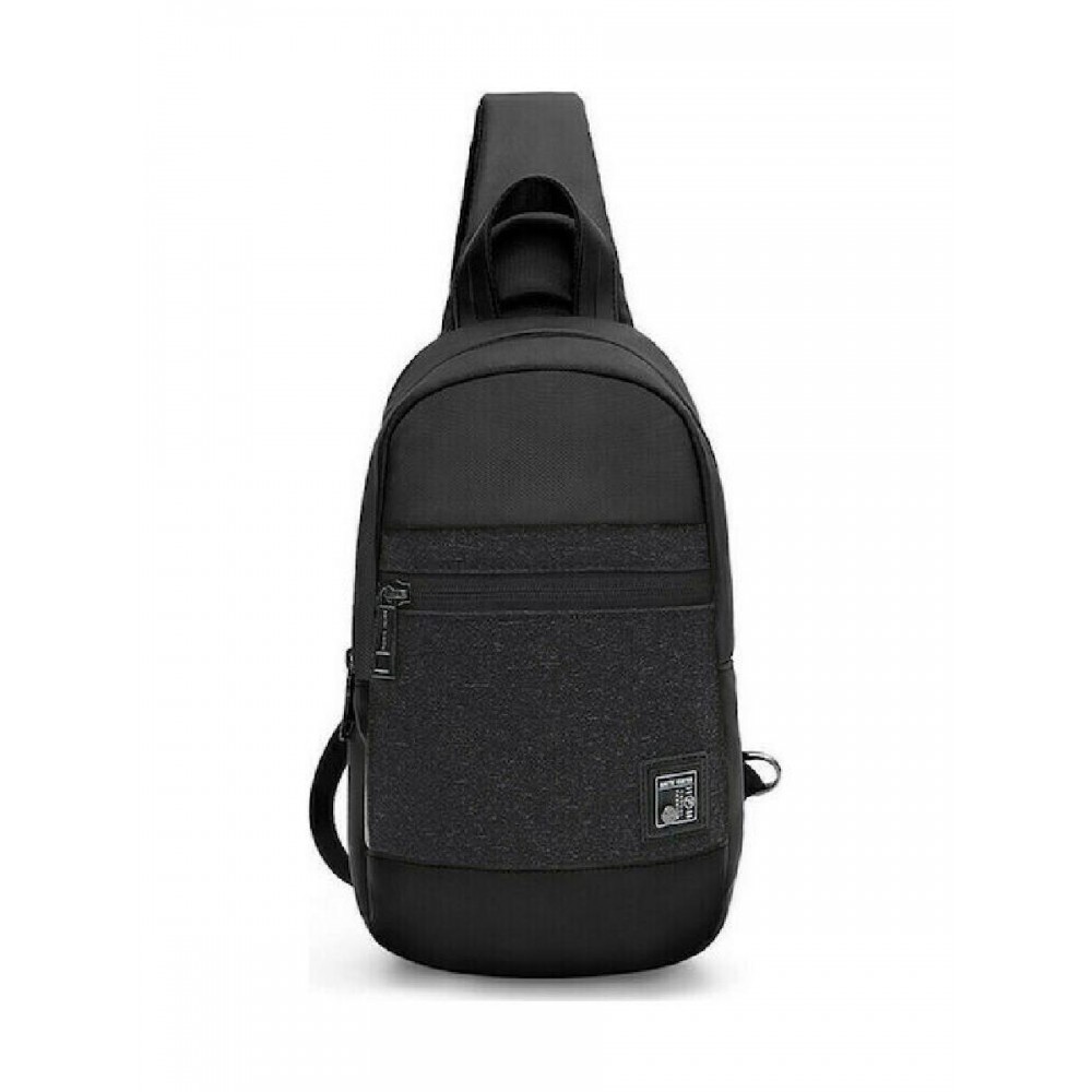 Arctic Hunter Men's Chest Bag (XB0060-BK) Black