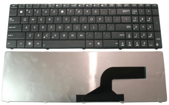 Πληκτρολόγιο για ASUS N50 N53 N73 N73J K52 N61V N60 N61J N61 G72 G72Gx G73 F50 F50S F50Q F5OZ F70SL K52 k54 K52J K52JK K52JR K52F X55U   Μαύρο (OEM)