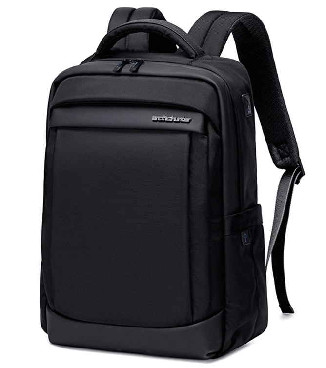 Arctic Hunter B00478 Backpack with Laptop Compartment (15.6-inch) (Black)