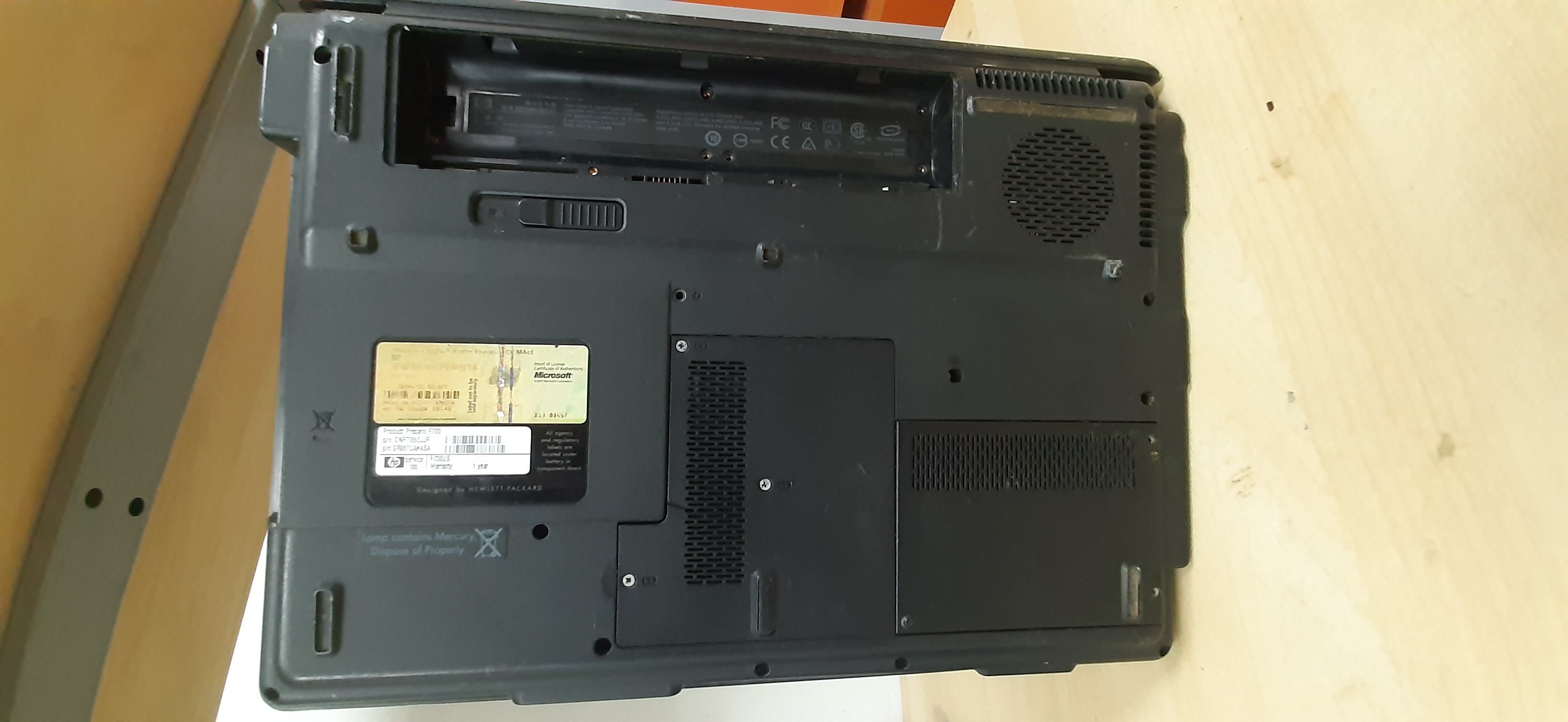Repair Parts for Compaq Presario F700