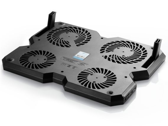 DeepCool Multicore X6 Laptop Cooling Pad with 4 Fans (2 140mm + 2 100mm) (DP-N422-MCX6) (2 140mm + 2 100mm) (2 140mm + 2 100mm)