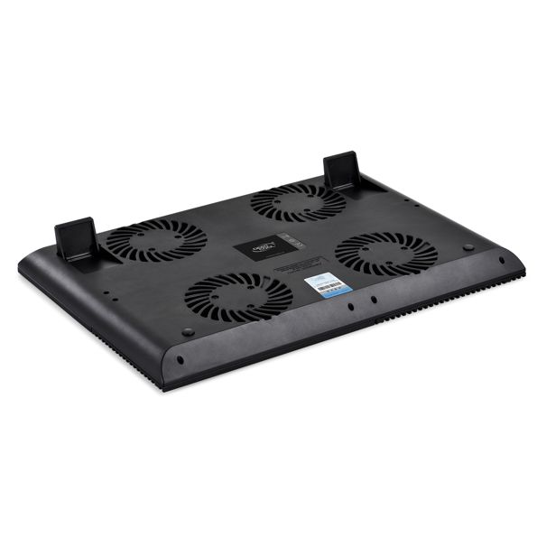 DeepCool MULTICORE X8 17-inch Laptop Cooling Pad with 4x 100 x 100 x 15 mm Fans (95% Cooling Efficiency) (DP-N422-X8BK)