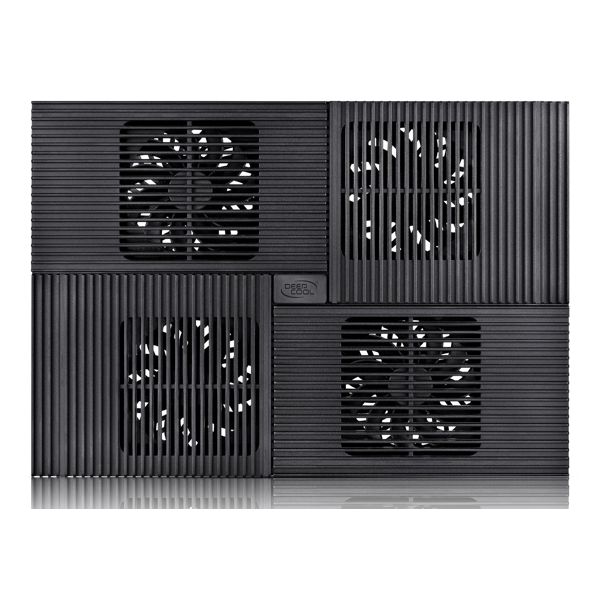 DeepCool MULTICORE X8 17-inch Laptop Cooling Pad with 4x 100 x 100 x 15 mm Fans (95% Cooling Efficiency) (DP-N422-X8BK)