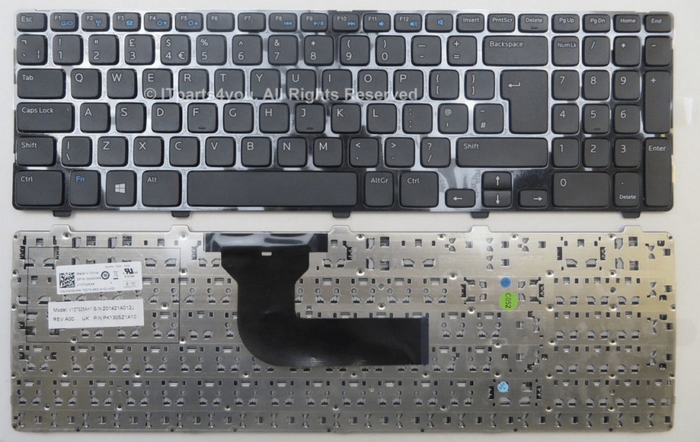 Dell Inspiron 3521 / 3537 / 5421 / 5521 / 5537 UK Layout Keyboard