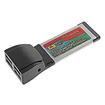 EXPRESS CARD 34MM TO 4 X USB 2 PORT ADAPTER (OEM)