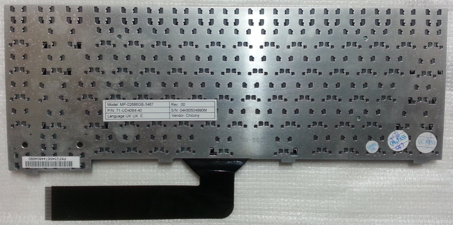 Fujitsu Siemens Amilo D6820 D6830 D7830 D7850 UK Keyboard