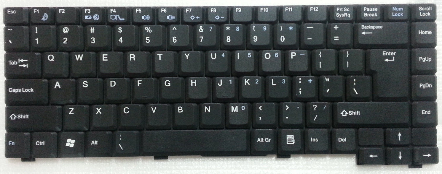Fujitsu Siemens Amilo D6820 D6830 D7830 D7850 UK Keyboard