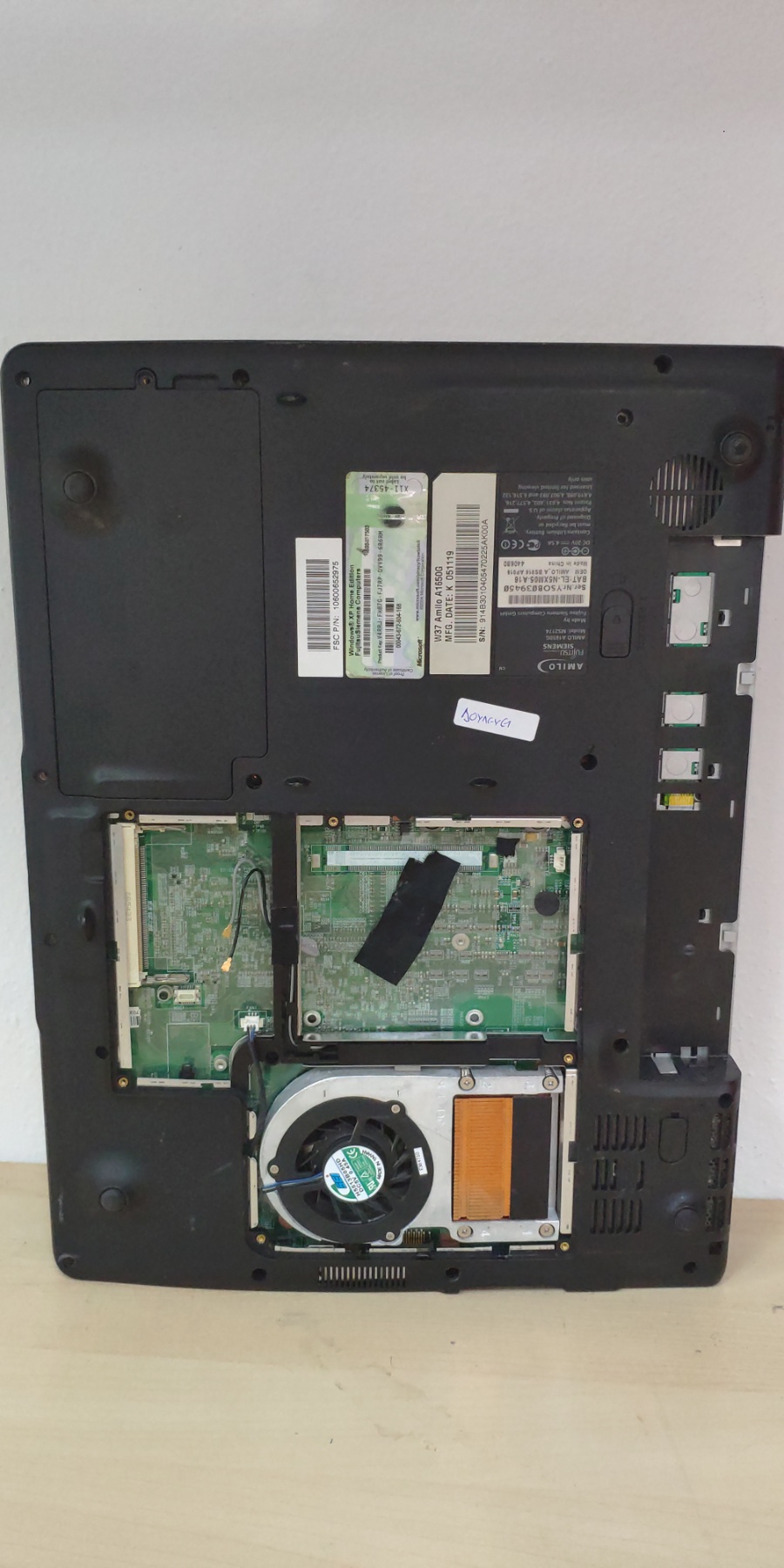 Repair Parts for Fujitsu W37 Amilo A1650G