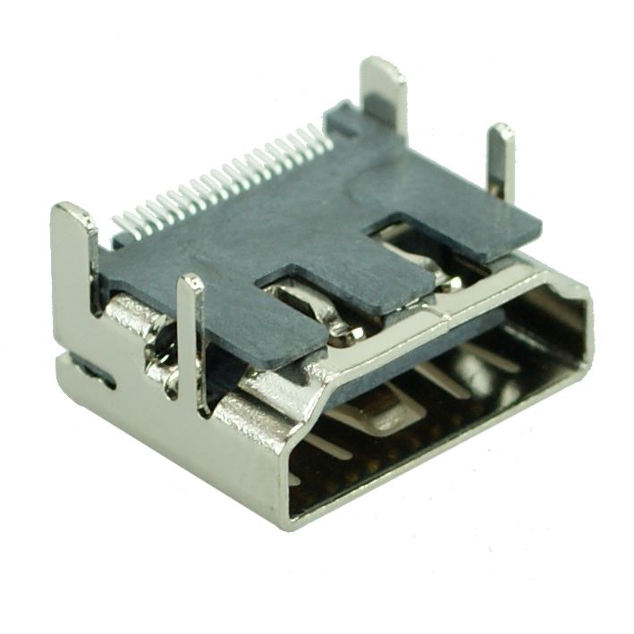 HDMI Type C Connector (Straight Pins) - Silver