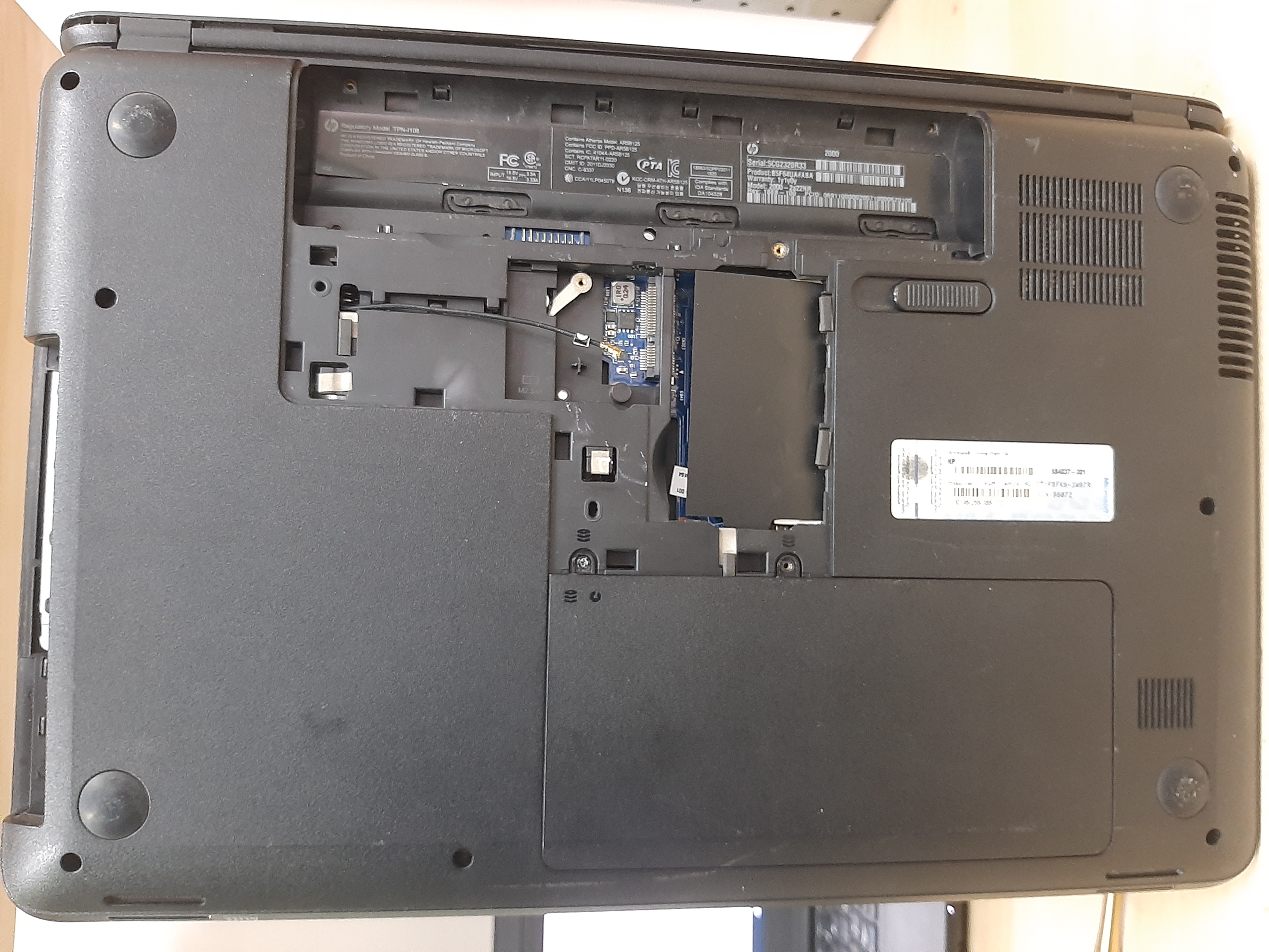 Ανταλλακτικά για λάπτοπ HP 2000-2a22NR