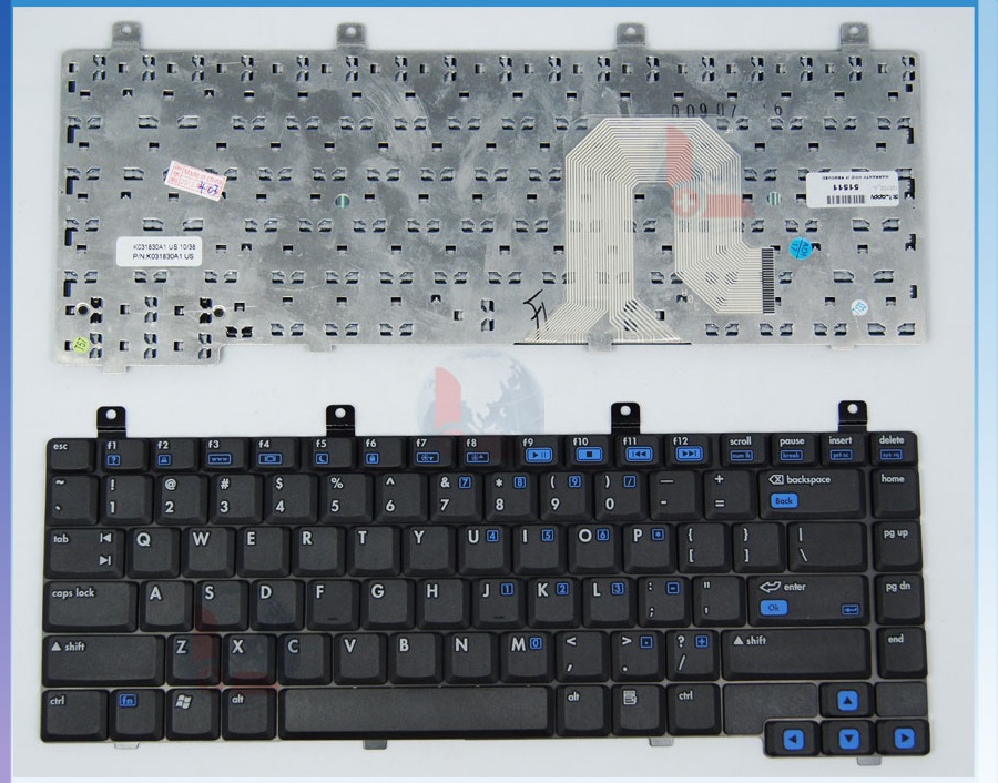 HP DV4000 / DV4100 / DV4200 / DV4300 US Layout Black Keyboard