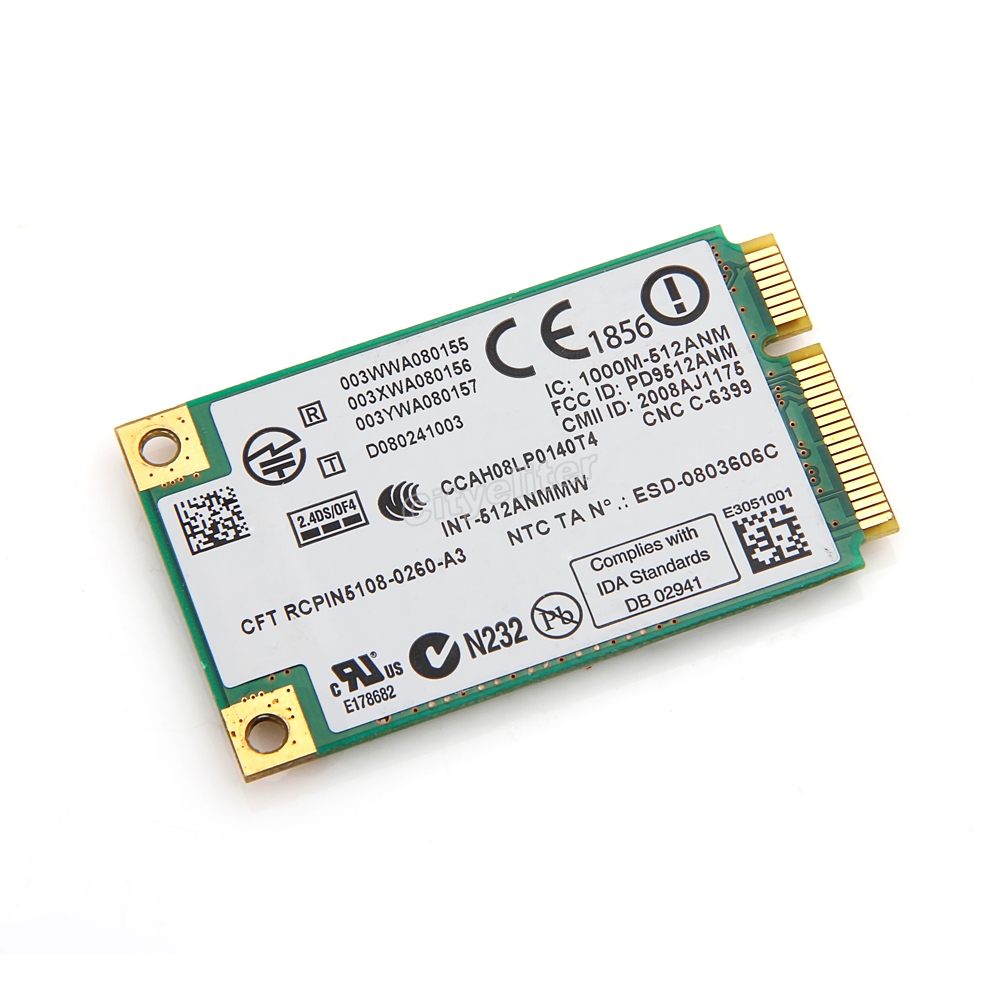 HP Intel Mini Pci-e Wlan 802.11ABGN 5100 Card 480985-001