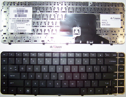 HP Pavilion DV6-3000 / DV6-3100 US Keyboard