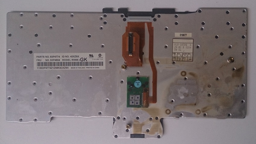 IBM lenovo Thinkpad T41P T42 R50 Series Keyboard RM88-GK (Μεταχειρισμένο)