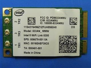 Intel Mini PCI Express Wireless Card 533AN_MMW