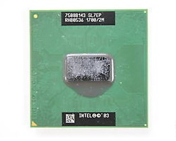 CPU Intel Pentium M 1,7 GHz SL7EP RH80536 1700/2M (Used)