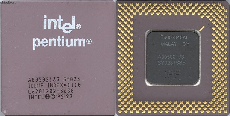 Intel Pentium MXX Processor 133MHz Socket 7 A80502133 (Used)