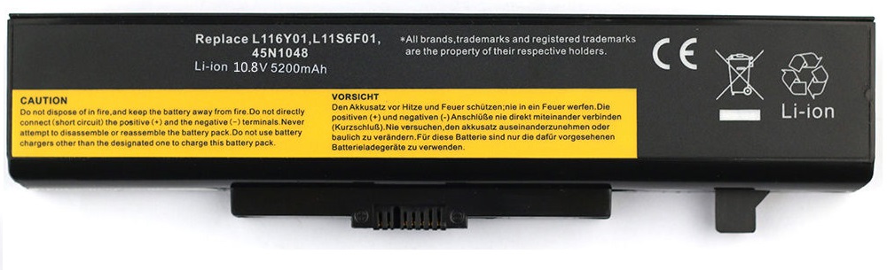 Battery for Lenovo IdeaPad G580 Z580 Y480 G480 G485 Z380 Y480N 10.8V 5200mAh LOY480LH (BULK) (OEM)