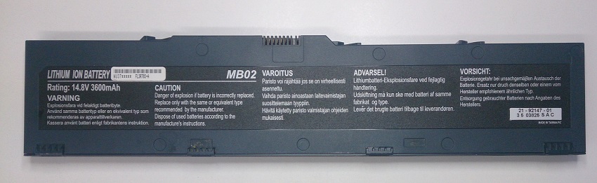 Multirama Model MB02 Battery (Used)