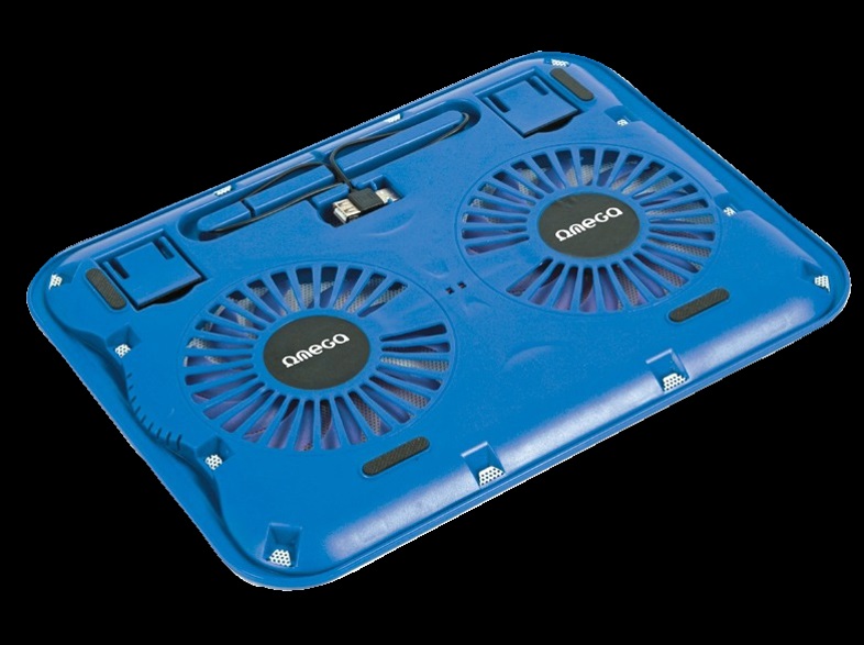 OMEGA Laptop Βάση Ψύξης 2x 140mm Fans για 17