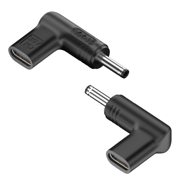 Powertech Βύσμα για Φορτιστή USB-C σε Asus 4x1.35mm, μαύρο