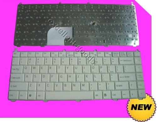 SONY US White Keyboard (PCG-7N2M) (PCG-7N1M) (PCG-7R2M) (PCG-7R1M) (PCG-7H2M) (PCG-7H1M)