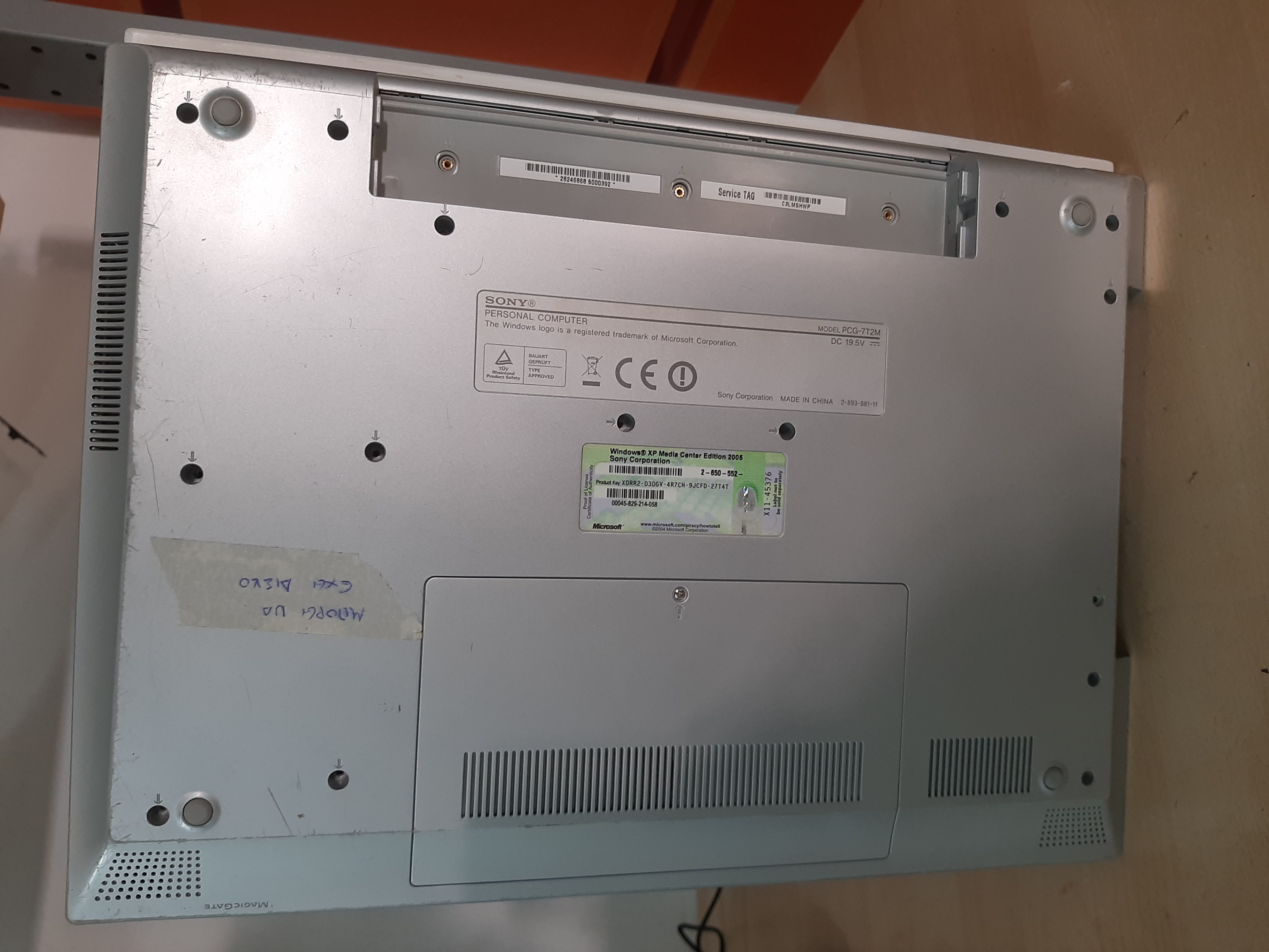 Repair Parts for Sony Vaio PCG-7T2M