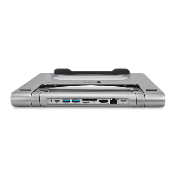 TECHLY ICA-NTB DOCK91 Πτυσσόμενη βάση φορητού υπολογιστή 9 σε 1 USB-C™ Station USB3.1 Hub