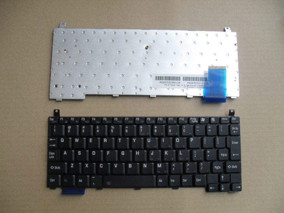 Toshiba Portege PR150 / R150 / R200 / M300 US Layout Black Keyboard (G83C00039D10)