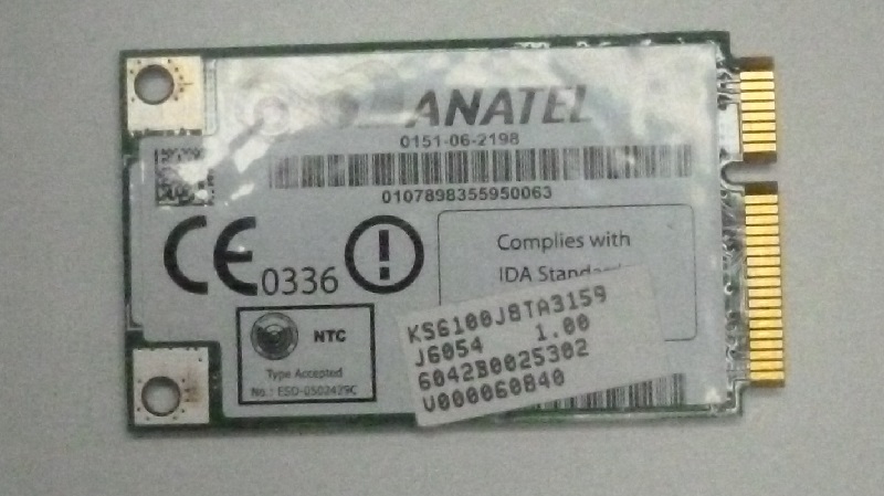 Toshiba Satellite A100 WiFi wireless Card (USED)