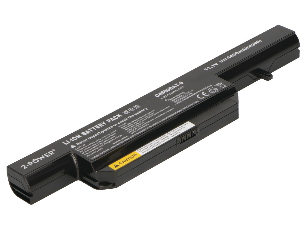Turbo-X Clevo Laptop Battery for Steel & Maestro Type B (W650BAT-6)