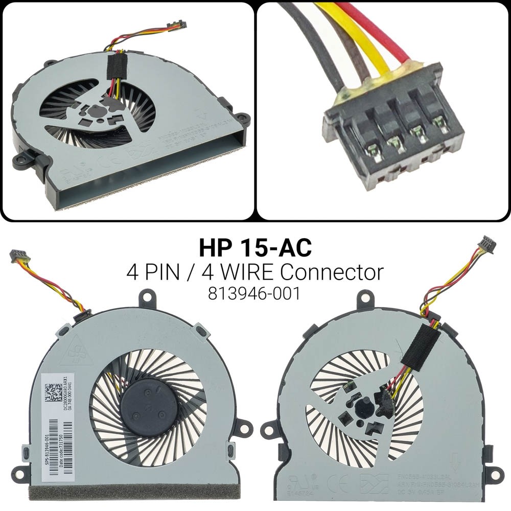 CPU Fan for HP 15-AC