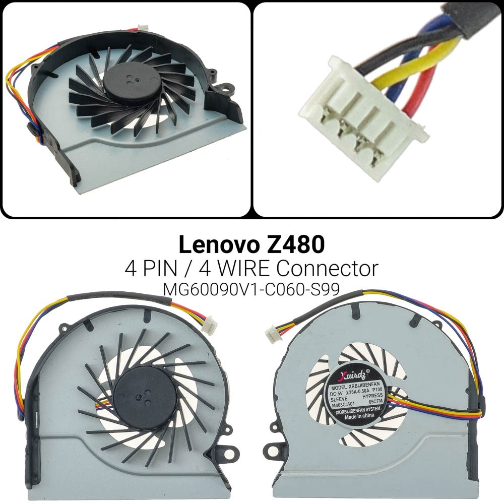 Lenovo Z480 CPU Cooler Fan (OEM) (Laptop)