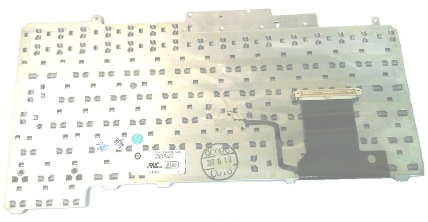 UK Μαύρο Πληκτρολόγιο για Dell Latitude D620 D630 D631 D820 D830 NP578 (OEM) (BULK)