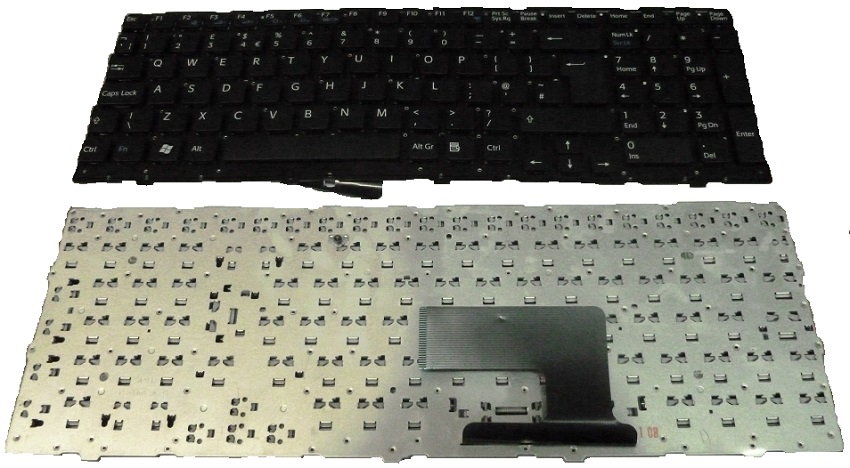 US Black Keyboard without Frame for Sony Vaio PCG-61511L PCG-61611M VPC-EF 148915911 V116646C (OEM) (BULK)
