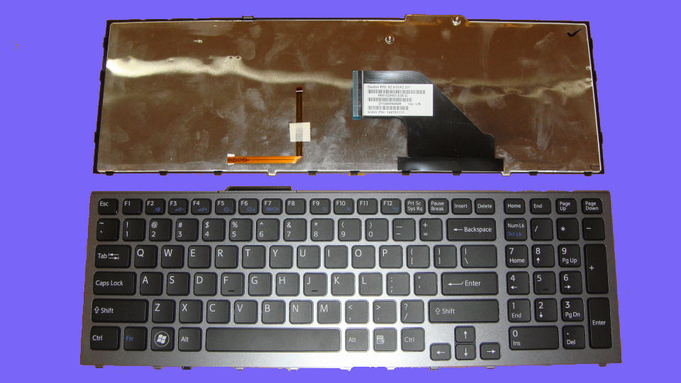 US Grey Keyboard For Sony Vaio PCG-81212M VPCF11J0E Laptop Series OEM UGKSVPCGVPCF