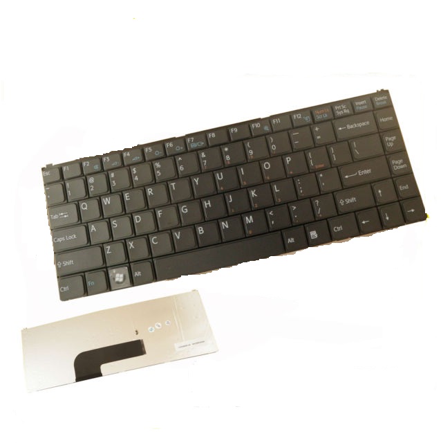US Πληκτρολόγιο Μαύρο για το Sony Vaio VGN-N11M VGN-N11M/W VGN-N11H VGN-N11H/W